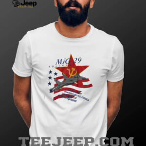 MIG fulcrum 29 flag shirt
