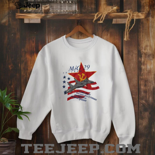 MIG fulcrum 29 flag shirt