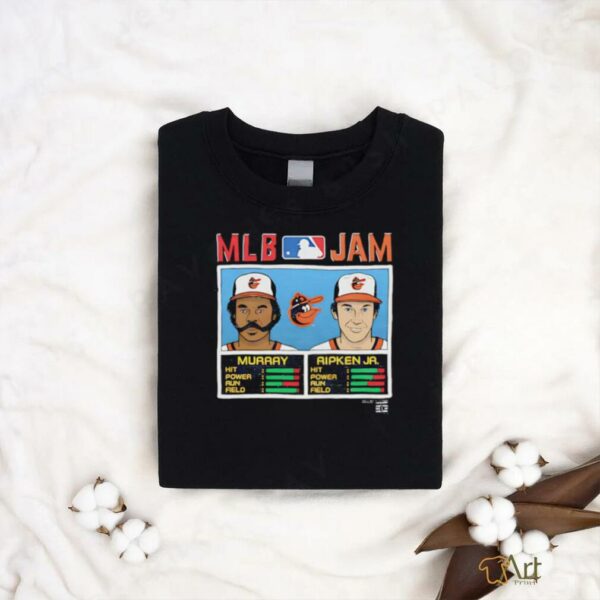MLB Jam Orioles Murray And Ripken Jr Baltimore Orioles caricature shirt