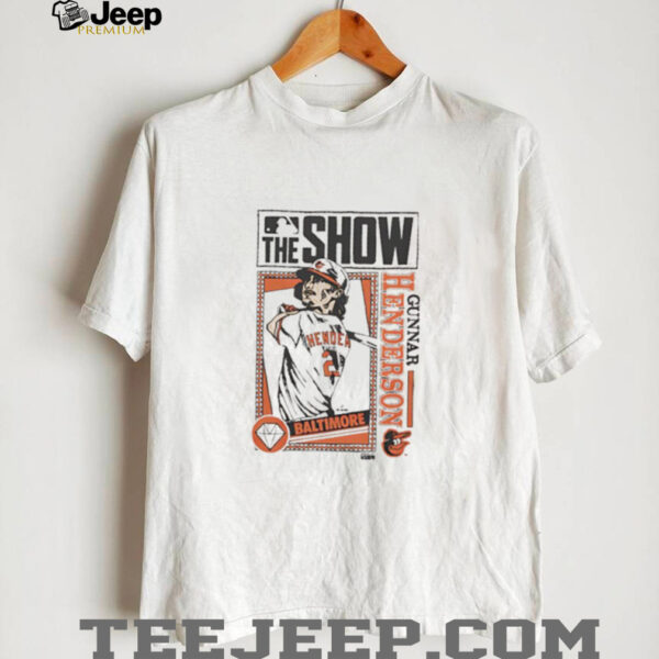 MLB The Show Baltimore Orioles Gunnar Henderson shirt