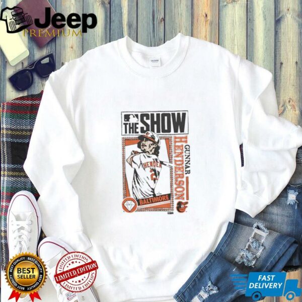 MLB The Show Baltimore Orioles Gunnar Henderson shirt