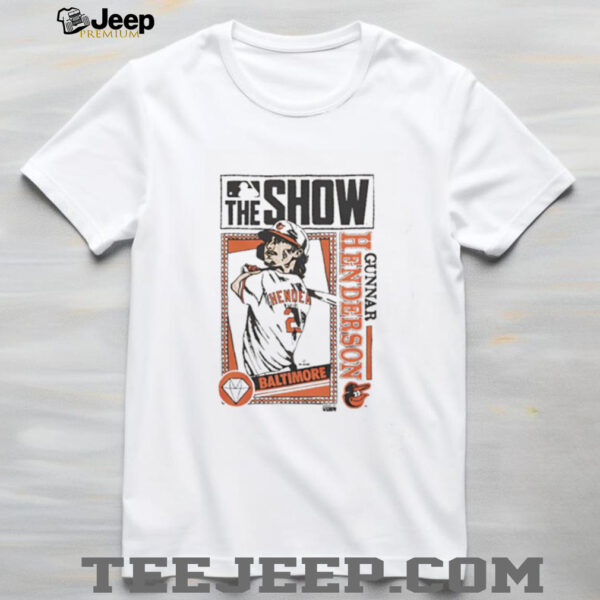 MLB The Show Baltimore Orioles Gunnar Henderson shirt