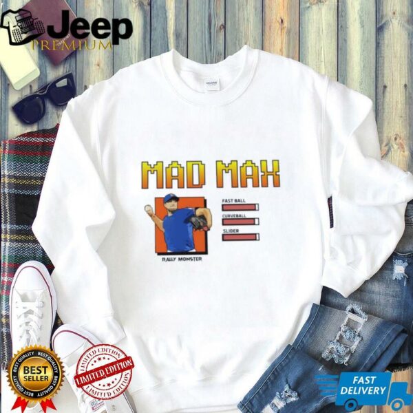 Mad Max Rally Monster fastball curveball slider New York Mets shirt