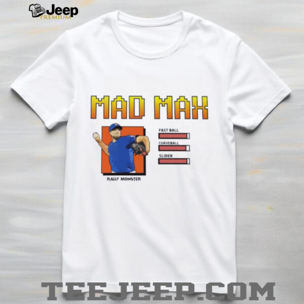 Mad Max Rally Monster fastball curveball slider New York Mets shirt