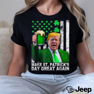 Make St Patricks Day Great Again Funny Trump Men Women...