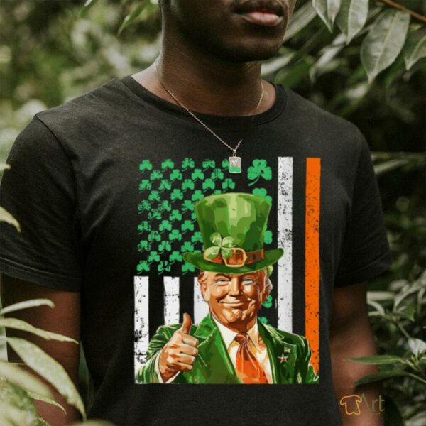 Make St Patricks Day Great Again Funny Trump T Shirt