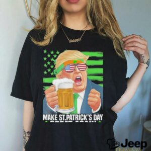 Make St. Patricks Day great again Trump shirt