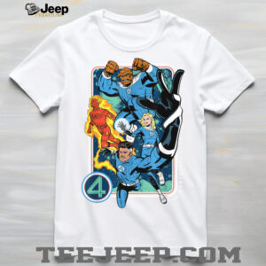 Marvel The Fantastic Four_ First Steps Epic Group Poster T Shirt