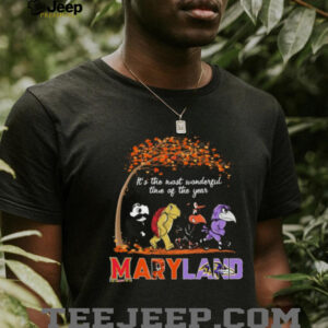 Maryland Sports Teams Mascot Abbey Road It’s The Most Wonderful Time Of The Year Shirt