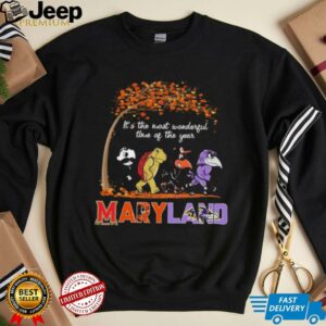 Maryland Sports Teams Mascot Abbey Road It’s The Most Wonderful Time Of The Year Shirt