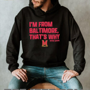 Maryland Terrapins basketball Derik Queen Im from Baltimore shirt2