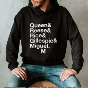 Maryland Terrapins basketball Queen and Reese and Rice and Gillespie and Miguel shirt2