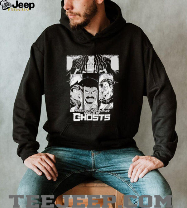 Massively Multiplayer World of Ghosts characters shirt