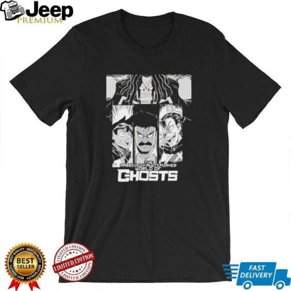 Massively Multiplayer World of Ghosts characters shirt