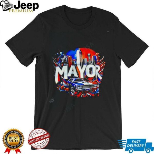 Mayor car Men And Women Custom Printed shirt