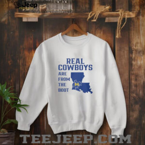 McNeese State Cowboys Real Cowboys are from the boot shirt2