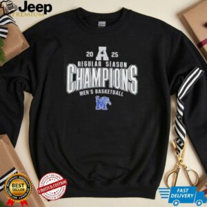 Memphis Tigers Men’s Basketball AAC Champs 2025 Regular shirt