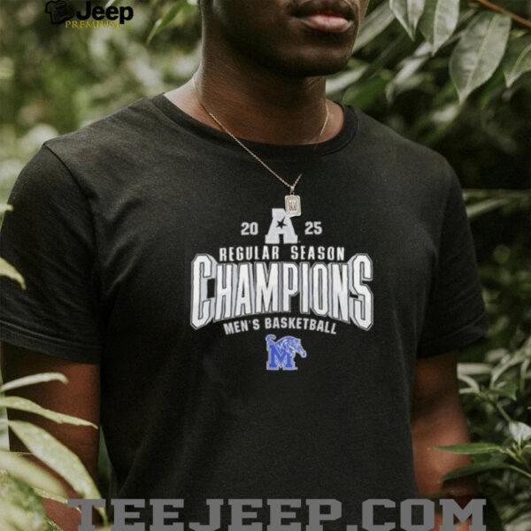 Memphis Tigers Men’s Basketball AAC Champs 2025 Regular shirt