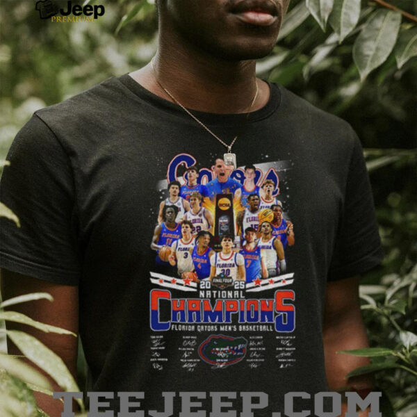 Men’s Basketball National Champions Florida Gators NCAA 2025 signature shirt
