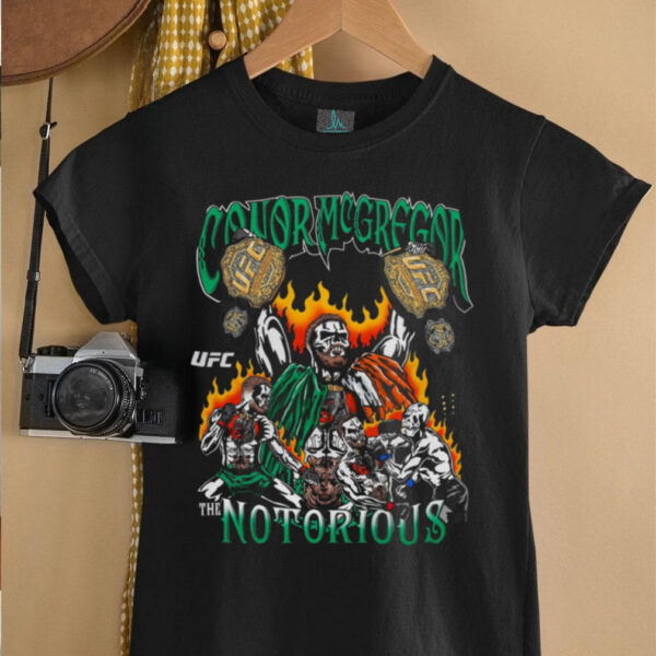 Men’s Black Conor McGregor Double Champ T Shirt