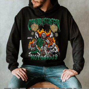 Mens Black Conor McGregor Double Champ T Shirt1
