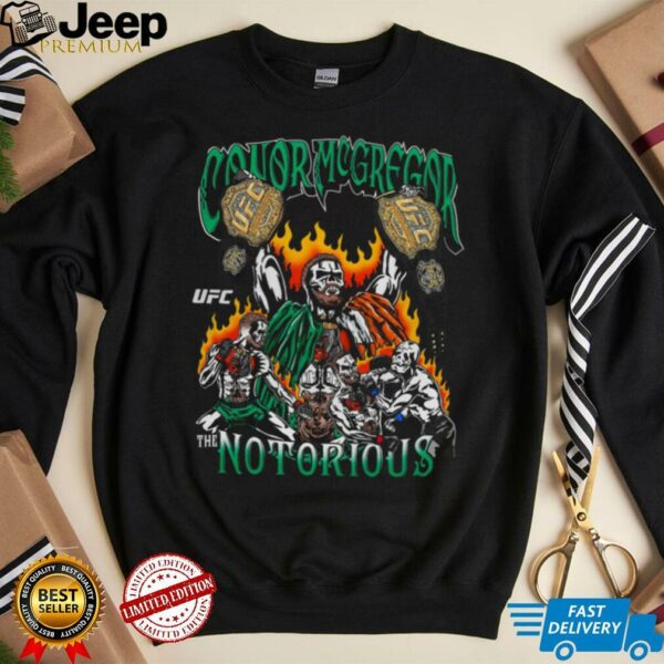 Men’s Black Conor McGregor Double Champ T Shirt
