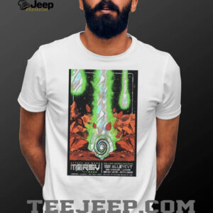 Mersiv Apr 4 2025 Red Rocks Amphitheatre Morrison CO concert Poster shirt1