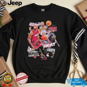 Miami Heat 30 Teams NBA Season Logo T Shirt1