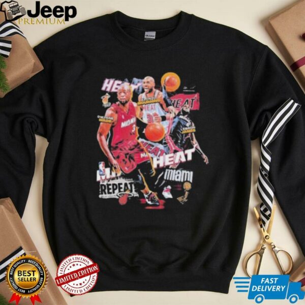 Miami Heat 30 Teams NBA Season Logo T Shirt