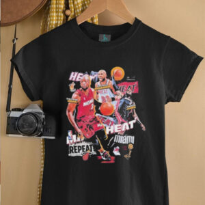Miami Heat 30 Teams NBA Season Logo T Shirt2