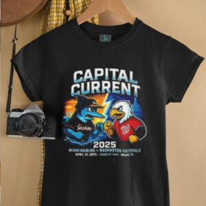 Miami Marlins vs Washington Nationals Capital Current 2025 shirt0