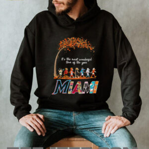 Miami Sports Teams Mascot Abbey Road It’s The Most Wonderful Time Of The Year Shirt