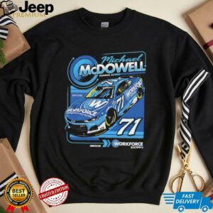 Michael McDowell No 71 Chevrolet ZL1 for Spire Motorsports shirt2