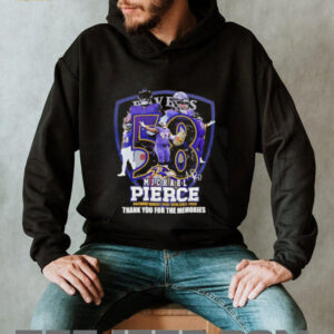 Michael Pierce Baltimore Ravens thank you for the memories shirt