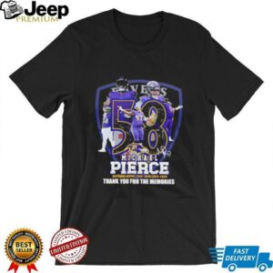 Michael Pierce Baltimore Ravens thank you for the memories shirt2