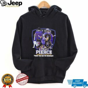 Michael Pierce Baltimore Ravens thank you for the memories shirt4