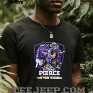 Michael Pierce Baltimore Ravens thank you for the memories shirt5