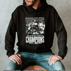 Michigan State Hockey Back To Back 2024 2025 Big Ten Champions shirt2