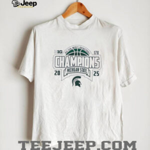 Michigan State Spartans 2024 2025 Big 10 Basketball Champions shirt4