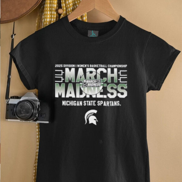 Michigan State Spartans March Madness 2025 Division I Women’s Basketball Championship shirt
