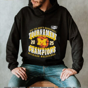 Michigan Wolverines 2025 Big Ten Mens Basketball Conference Tournament Champions shirt5