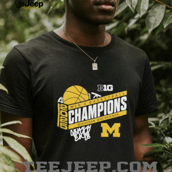 Michigan Wolverines 2025 Big Ten Men’s Basketball Tournament Champions shirt
