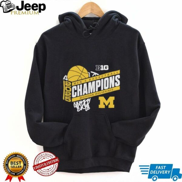Michigan Wolverines 2025 Big Ten Men’s Basketball Tournament Champions shirt