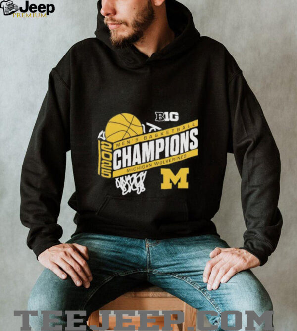 Michigan Wolverines 2025 Big Ten Men’s Basketball Tournament Champions shirt