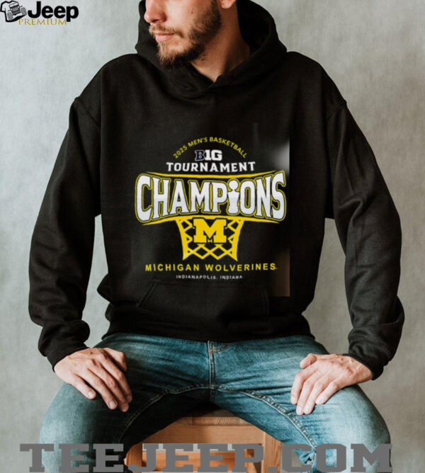 Michigan Wolverines Big Ten Champions 2025 Men’s Basketball Michigan Champs shirt