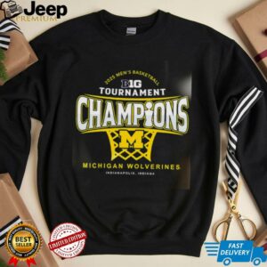 Michigan Wolverines Big Ten Champions 2025 Mens Basketball Michigan Champs shirt5