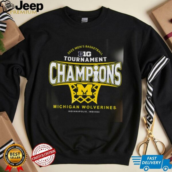 Michigan Wolverines Big Ten Champions 2025 Men’s Basketball Michigan Champs shirt