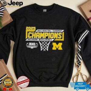 Michigan Wolverines Big Ten Champs 2025 Michigan Mens Basketball Champions shirt5