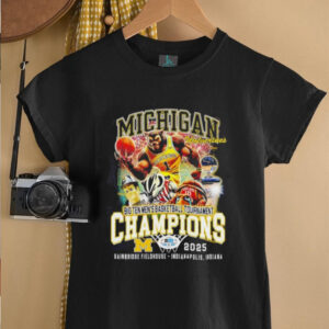 Michigan Wolverines Big Ten Men Basketball Tournament Champions 2025 shirt