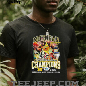 Michigan Wolverines Big Ten Men Basketball Tournament Champions 2025 shirt